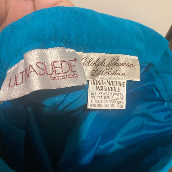 Vintage Adolph Schuman ultra suede skirt - Picture 6 of 7